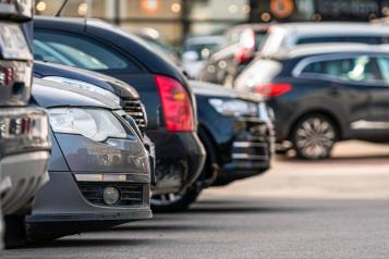 Cars parked
